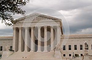 US Supreme Court Building in Washington DC