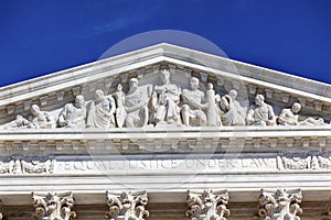 US Supreme Court Statues Capitol Hill Washington DC