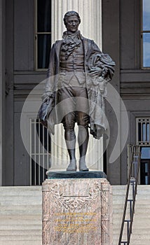 US Treasury Department Alexander Hamilton Statue Washington DC