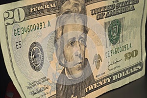 US Twenty Dollar Bill