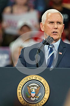 US Vice President Mike Pence Speaking