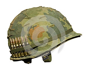 US Vietnam War Helmet photo