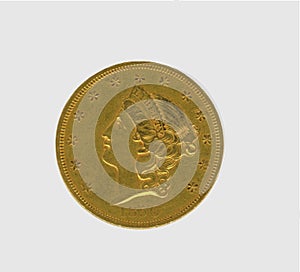 USA $20 gold antique coin