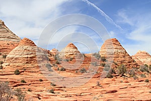 USA, Arizona: Coyote Buttes - Colorful Sandstone Rock Formations