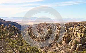 USA, AZ/Chiricahua: Landscape With Standing-Up Rocks