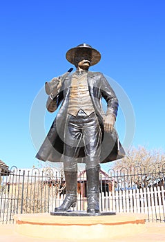 USA, AZ/Tombstone: Old West - Wyatt Earp Statue