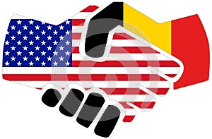 USA - Belgium / Handshake