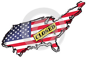 USA borders closed