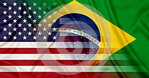 Stati Uniti d'America un brasile Paesi bandiere 