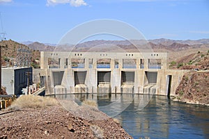 USA, CA, AZ: Parker Dam and Power Plant