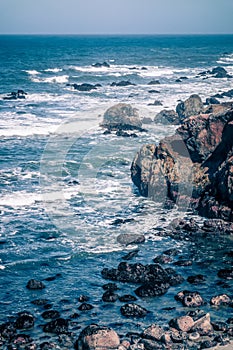 USA California pacific ocean coast shoreline