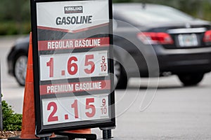 USA cheap gas prices following Coronavirus Covid 19 pandemic travel restrictions