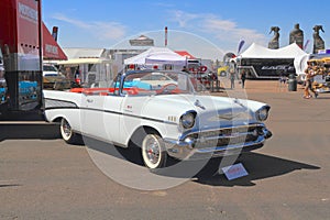 USA: Classic car - 1957 Chevrolet Bel Air Convertible