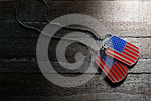 USA dog tags