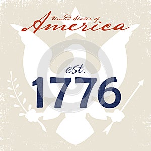 USA eagle 1776