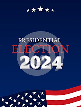 USA election 2024 vector background