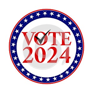 USA election 2024 vector background