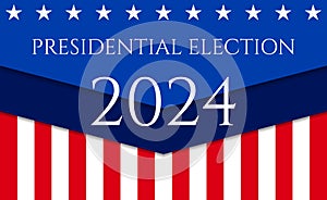 USA election 2024 vector background