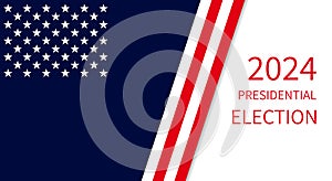 USA election 2024 vector background