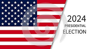 USA election 2024 vector background