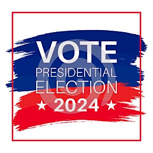 USA election 2024 vector background