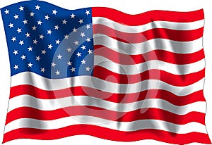 Vereinigte Staaten von Amerika flagge 