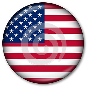 USA flag Button