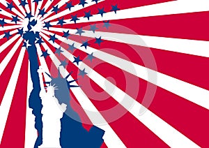 Usa flag liberty