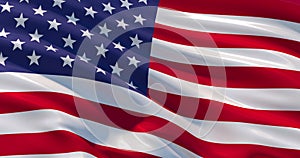 USA flag patriotic background, 3d illustration