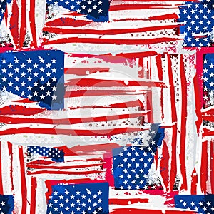 Estados Unidos de América bandera sin costura 