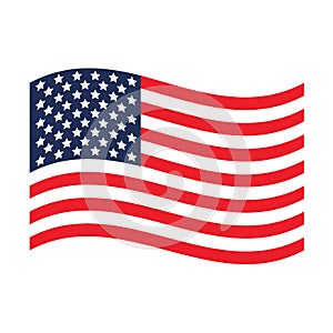 USA flag. United States America.