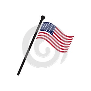 USA flag. United States America. Vector illustration design for poster, textile, banner, t shirt graphics, fashion prints, slogan