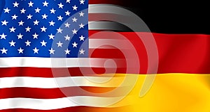 Usa-German Flag