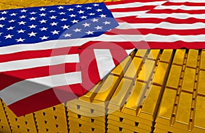 USA gold reserve stock
