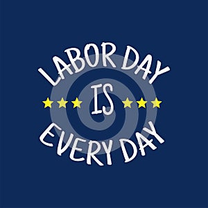 USA happy Labor day text design for advertising template