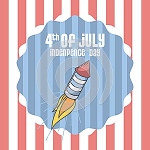 Usa Indepence day design photo