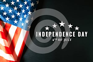 USA Independence day 4th of July concept, United States of America flag