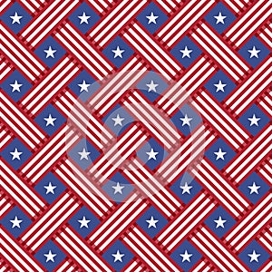 USA Independence day seamless pattern