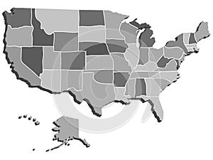 USA map