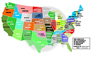 USA map