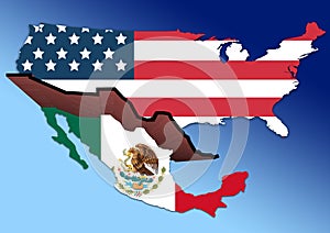 USA Mexico Wall