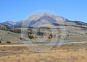 USA, Montana/Wyoming: Landscape With Electric Peak