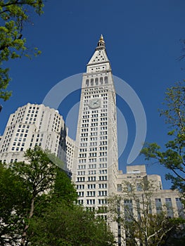 USA. New-York. Madison Square Park. Metropolitan Life Tower