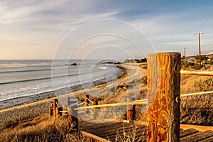 USA Pacific coast, Leo Carrillo State Beach, California.