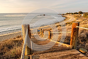 USA Pacific coast, Leo Carrillo State Beach, California.