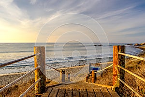 USA Pacific coast, Leo Carrillo State Beach, California.