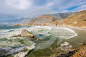 USA Pacific coast, Sand Dollar Beach, Big Sur, California