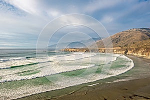 USA Pacific coast, Sand Dollar Beach, Big Sur, California