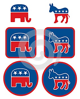 USA political symbols