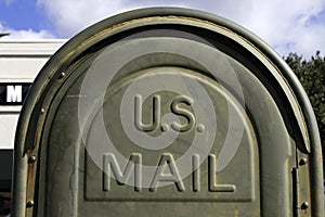 USA Post Box on the street